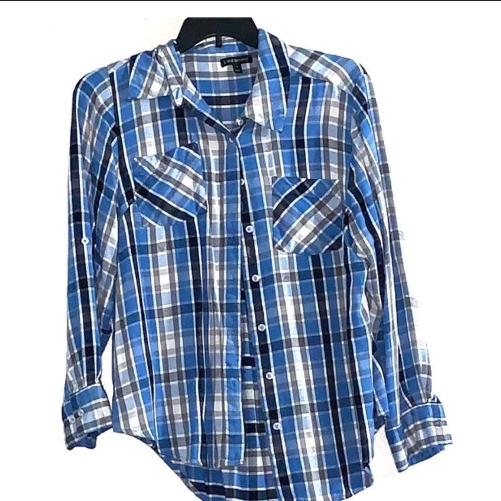 Lane Bryant button down women’s flannel shirt.